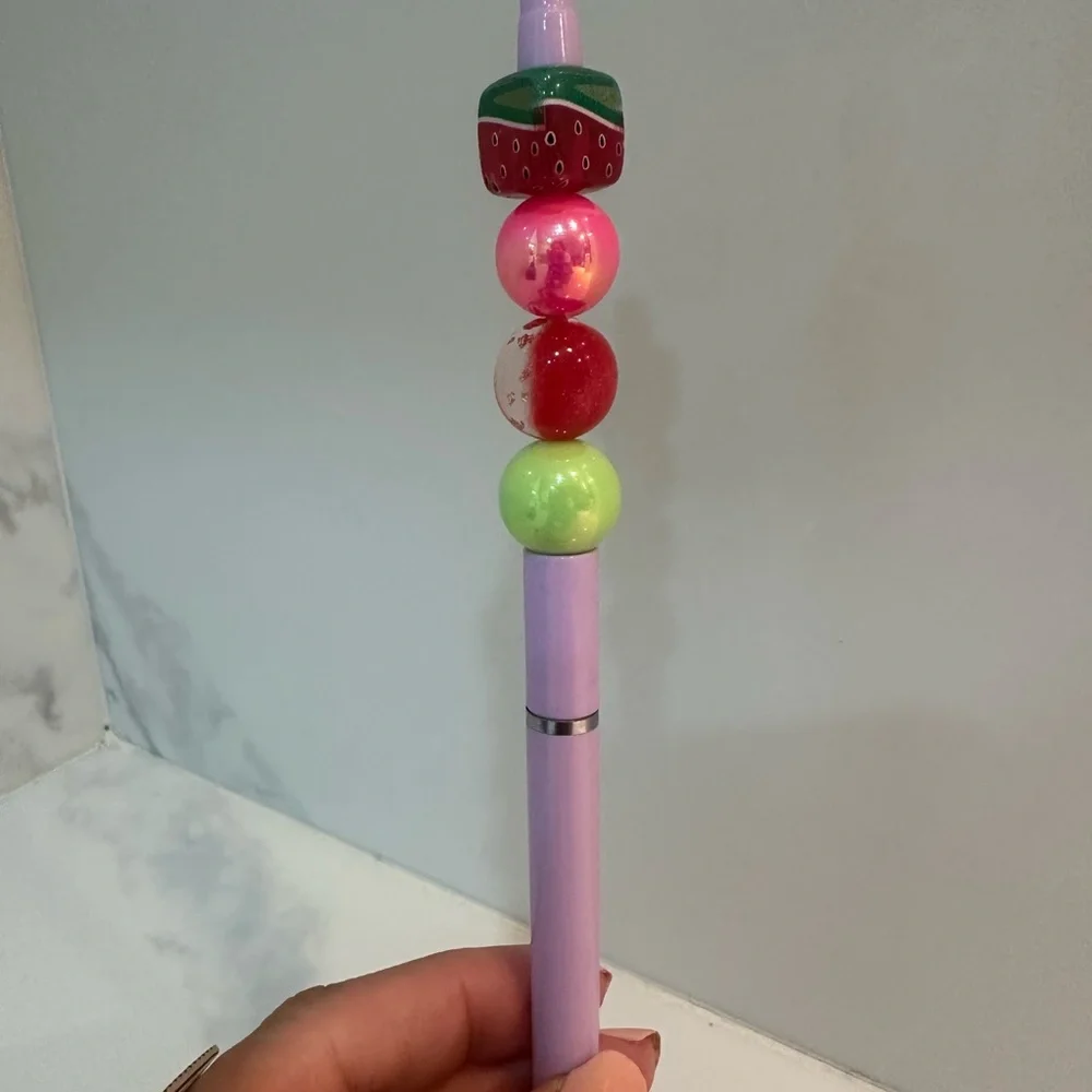 Watermelon Beaded Pens Set - Picture 4 of 8